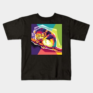 tarsius pop art Kids T-Shirt